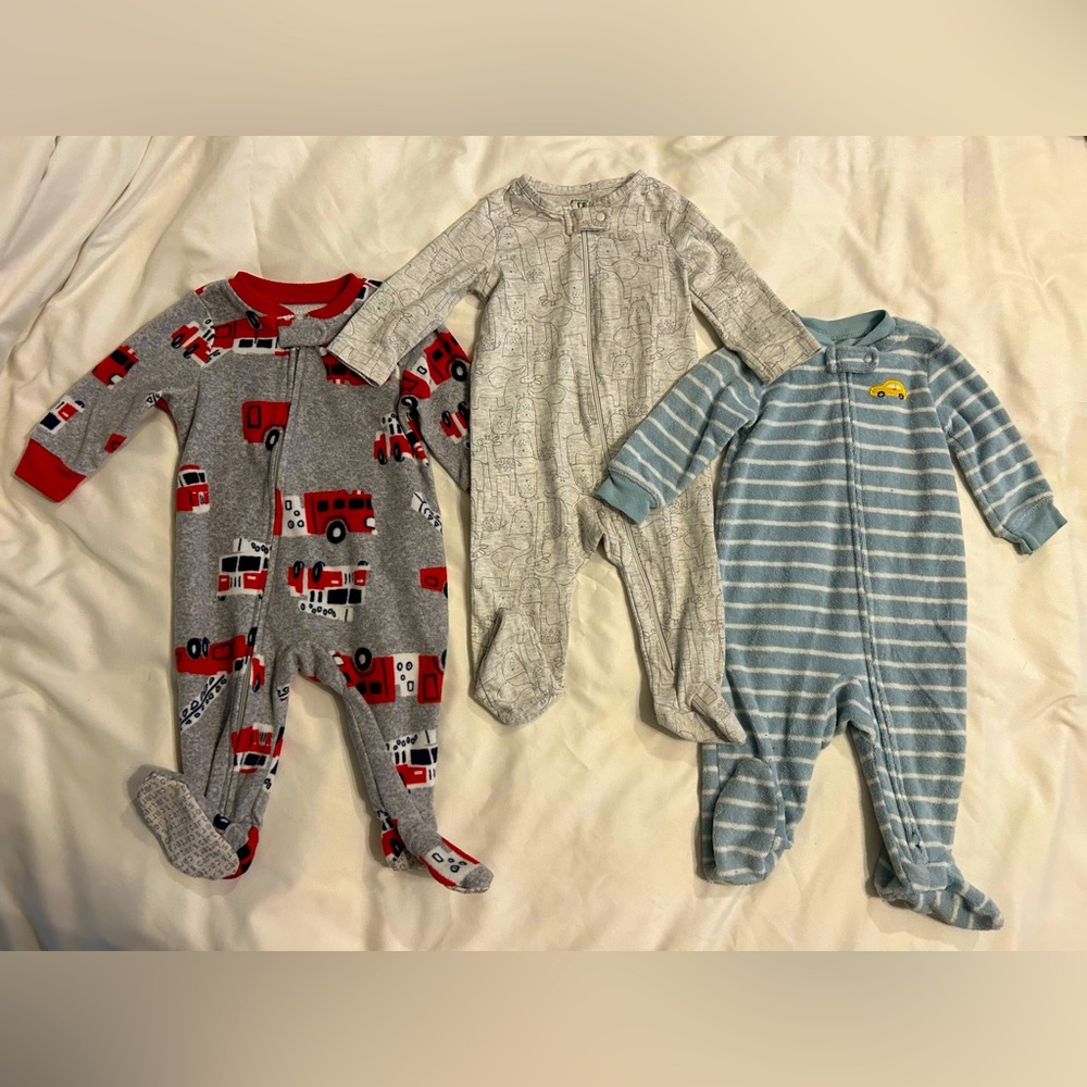 Baby boy set of 3 carters onesies